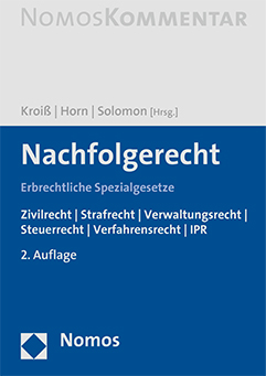 Nachfolgerecht - Erbrechtliche Spezialgesetze