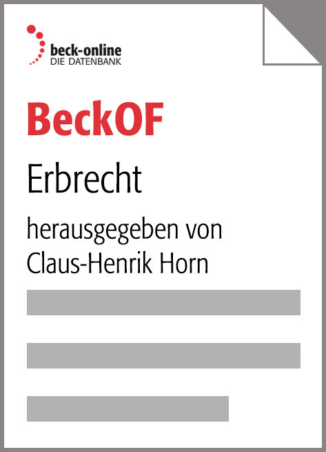 BeckOF Erbrecht